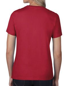 T-shirt femme col rond premium publicitaire | Lachute Red