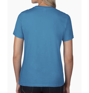 T-shirt femme col rond premium publicitaire | Lachute Sapphire