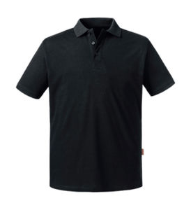 T-Shirt personnalisé | Pure Organic Polo M Black