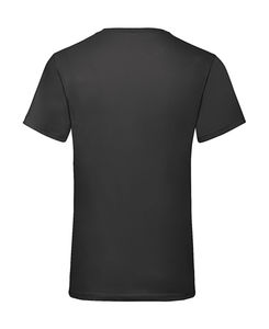 T-shirt publicitaire homme manches courtes col en v | Valueweight V-neck T-Shirt Black