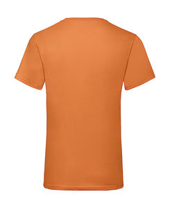 T-shirt publicitaire homme manches courtes col en v | Valueweight V-neck T-Shirt Orange