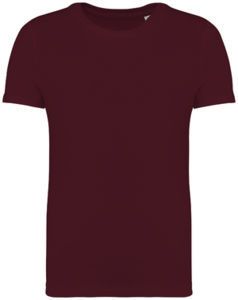 T-shirt 100% coton bio unisexe publicitaire Dark cherry