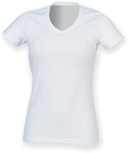 T-shirt femme publicitaire | Fadil White