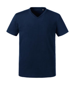T-Shirt publicitaire | Pure Organic V M French Navy