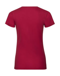 T-shirt personnalisé femme manches courtes | Jintang Classic Red