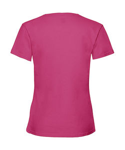 T-shirt publicitaire enfant manches courtes cintré | Girls Valueweight T Fuchsia