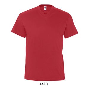 Tee-shirt publicitaire homme col ‘’v’’ | Victory Rouge