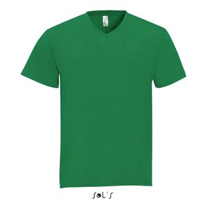 Tee-shirt publicitaire homme col ‘’v’’ | Victory Vert prairie