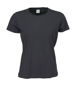 T-shirt publicitaire femme manches courtes | Faaborg Dark Grey