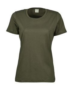 T-shirt publicitaire femme manches courtes | Faaborg Olive