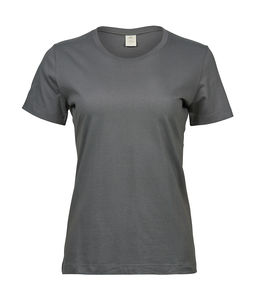 T-shirt publicitaire femme manches courtes | Faaborg Powder Grey