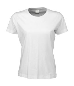 T-shirt publicitaire femme manches courtes | Faaborg White