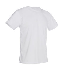 T-shirt publicitaire homme manches courtes réfléchissantes | Active Cotton Touch Men White