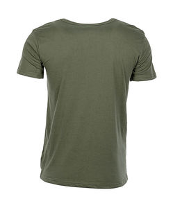 T-shirt publicitaire homme manches courtes | Ben Crew Neck Military Green