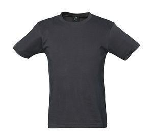 T-shirt personnalisé enfant manches courtes | Gadstrup Dark Grey