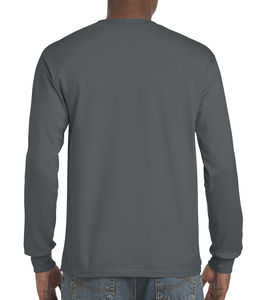 T-shirt manches longues ultra cotton™ personnalisé | Portneuf Charcoal