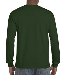 T-shirt manches longues ultra cotton™ personnalisé | Portneuf Forest Green