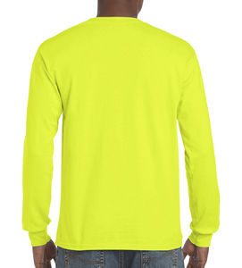 T-shirt manches longues ultra cotton™ personnalisé | Portneuf Safety Green