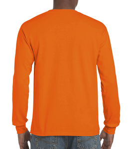 T-shirt manches longues ultra cotton™ personnalisé | Portneuf Safety Orange