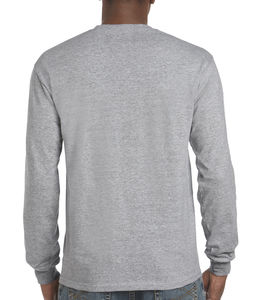 T-shirt manches longues ultra cotton™ personnalisé | Portneuf Sport Grey