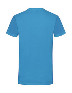 T-shirt publicitaire homme manches courtes | Men`s Sofspun® T Azure Blue