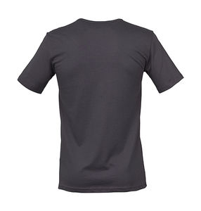 T-shirt publicitaire homme manches courtes cintré | Morgan Crew Neck Slate Grey
