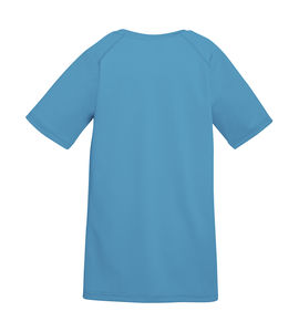 T-shirt publicitaire enfant manches courtes raglan | Kids Performance T Azure Blue