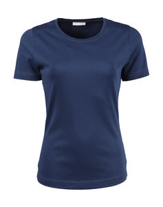 T-shirt personnalisé femme manches courtes cintré | Agerskov Indigo