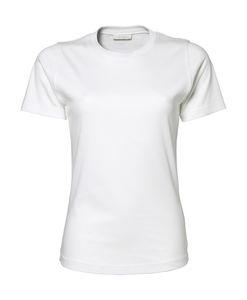 T-shirt personnalisé femme manches courtes cintré | Agerskov White