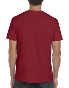 T-shirt personnalisé homme manches courtes | Malartic Cardinal Red