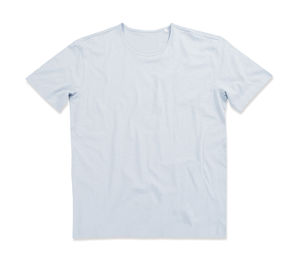 T-shirt publicitaire homme manches courtes | Shawn Crew Neck Men Powder Blue
