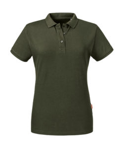 T-Shirt personnalisable | Pure Organic Polo F Dark Olive