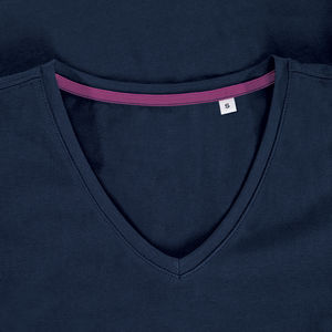 T-shirt publicitaire femme manches longues cintré | Claire Long Sleeve Marina Blue