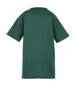 T-shirt publicitaire enfant manches courtes raglan | Junior Performance Aircool Bottle Green