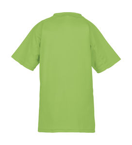 T-shirt publicitaire enfant manches courtes raglan | Junior Performance Aircool Lime