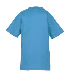 T-shirt publicitaire enfant manches courtes raglan | Junior Performance Aircool Ocean Blue