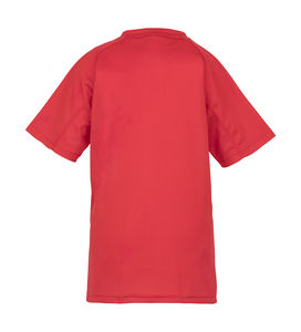 T-shirt publicitaire enfant manches courtes raglan | Junior Performance Aircool Red