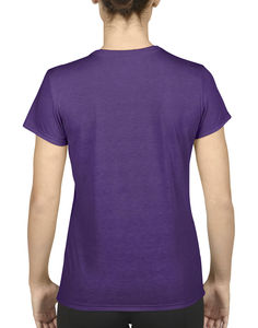 T-shirt cintré publicitaire femme manches courtes | Dorval Purple