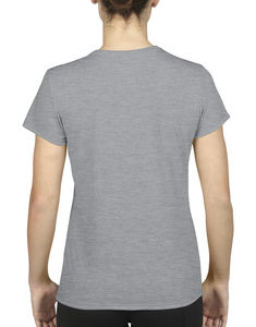 T-shirt cintré publicitaire femme manches courtes | Dorval Sport Grey