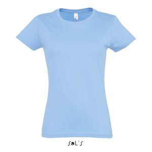 Tee-shirt personnalisé femme col rond | Imperial Women Ciel