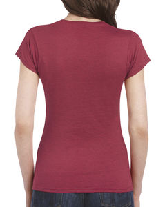 T-shirt publicitaire femme petites manches | Longueuil Antique Cherry Red