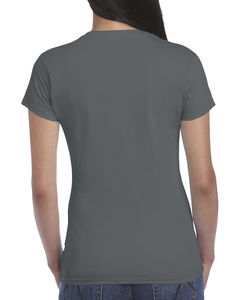 T-shirt publicitaire femme petites manches | Longueuil Charcoal
