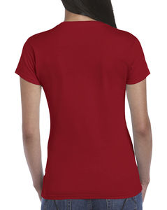 T-shirt publicitaire femme petites manches | Longueuil Cherry Red