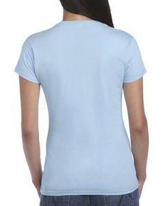 T-shirt publicitaire femme petites manches | Longueuil Light Blue