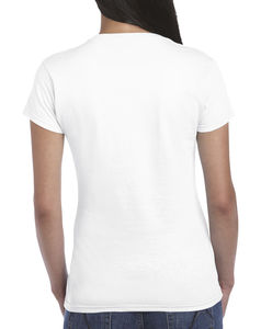 T-shirt publicitaire femme petites manches | Longueuil White