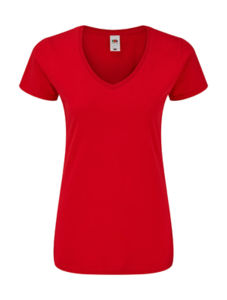 T-Shirt personnalisable | Ladies' Iconic 150 Red