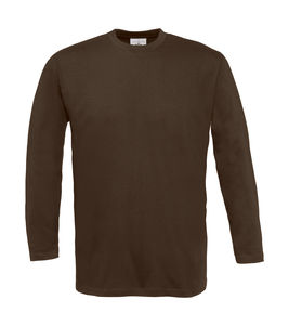 T-shirt personnalisé manches longues | Exact 190 LSL Brown