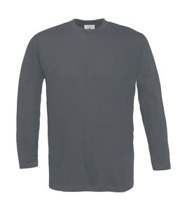 T-shirt personnalisé manches longues | Exact 190 LSL Dark Grey