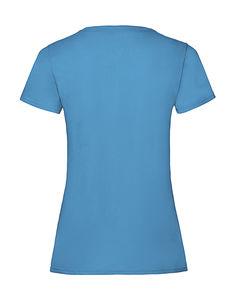 T-shirt femme publicitaire | Ladies Valueweight T Azure Blue