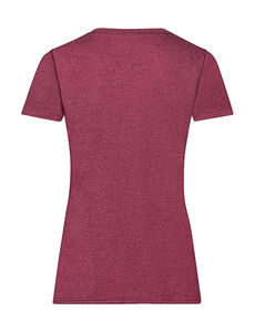 T-shirt femme publicitaire | Ladies Valueweight T Vintage Heather Red
